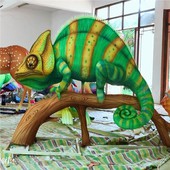 中国のシルクアニマルランタン